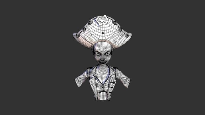Portfolio 4: Milestone 4 Pirate Model 3D Model