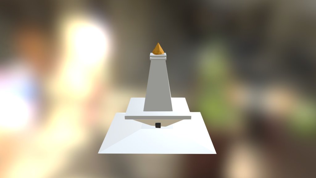 Monas Indonesia - Download Free 3D Model By Merta Irawan ...