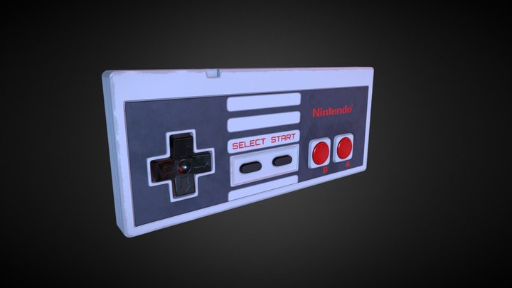 NES controller 3D Model