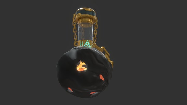 Burning Runes of Ragnarök [Student Work] 3D Model