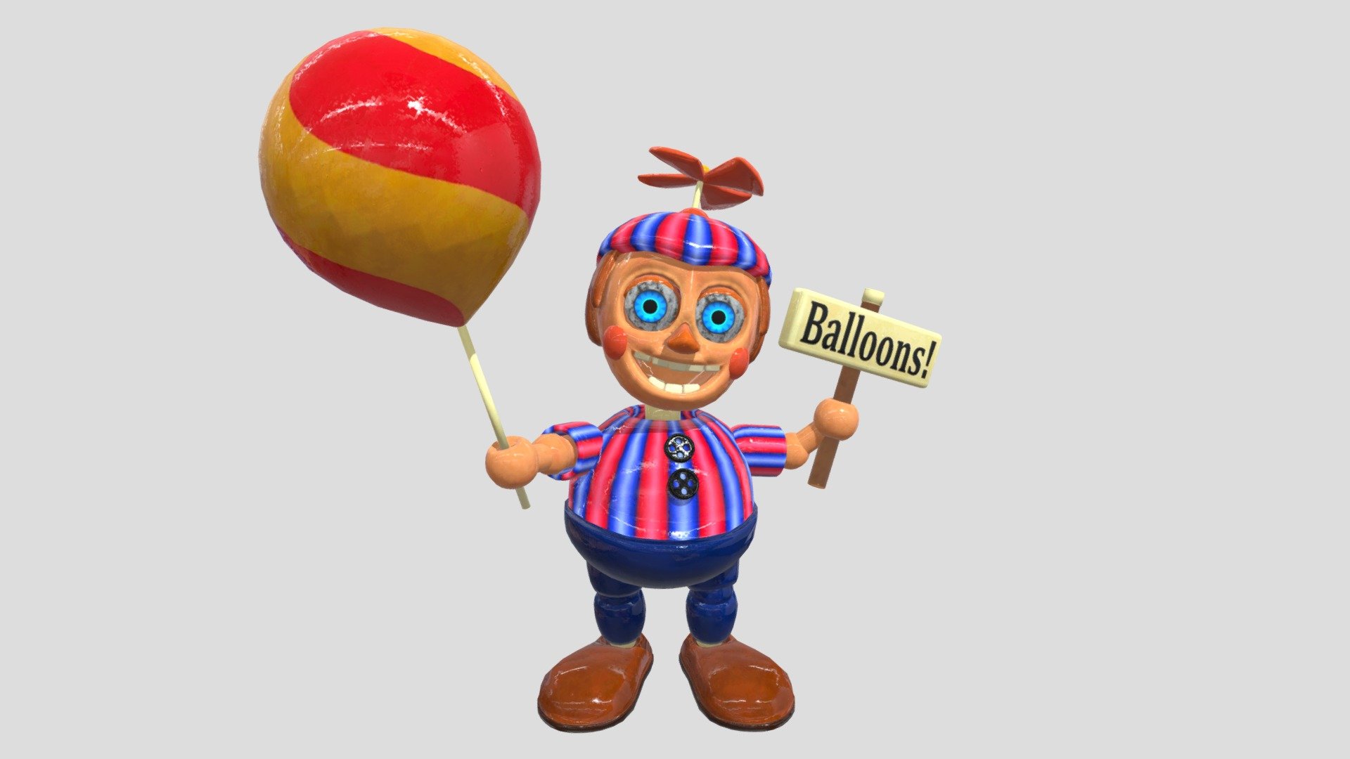 Balloon Boy Idle - Download Free 3D model by OrangeSauceu [9e5e4d8