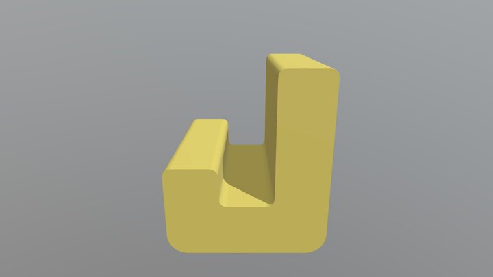 J 3D Model