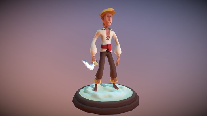 Guybrush Threepwood 3D Model