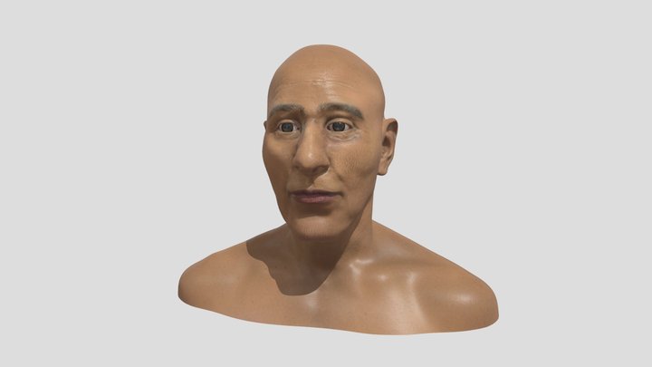3D Facial Depiction of Pharaoh Ramesses II (45) 3D Model