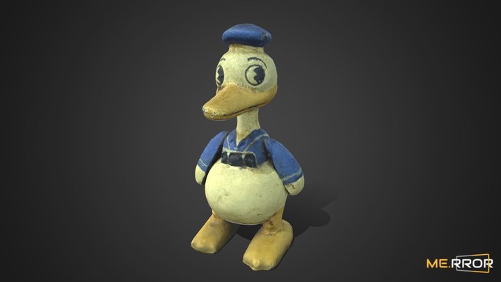 Vintage Duck Figures 3D Model