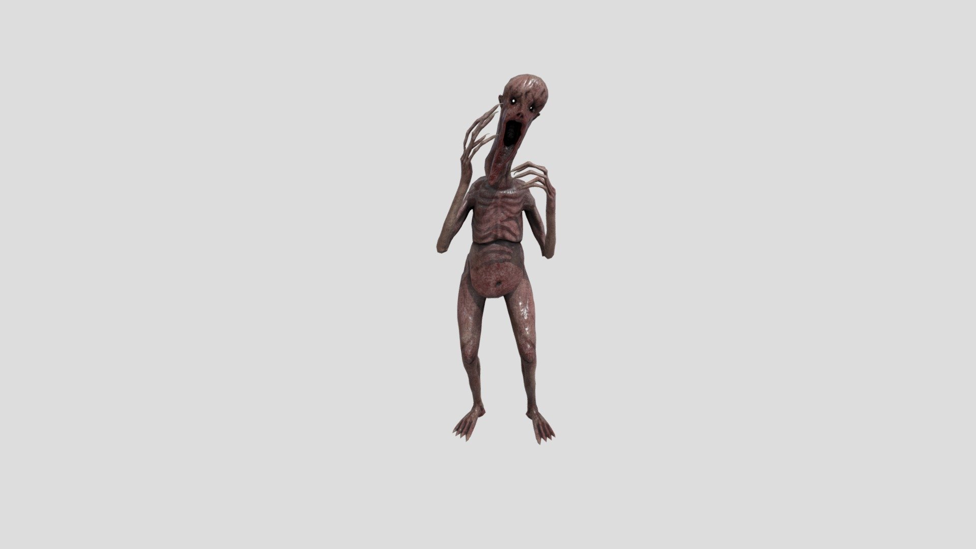 Scary_creature NOT MINE Credit: Shedmon - Download Free 3D model by ...