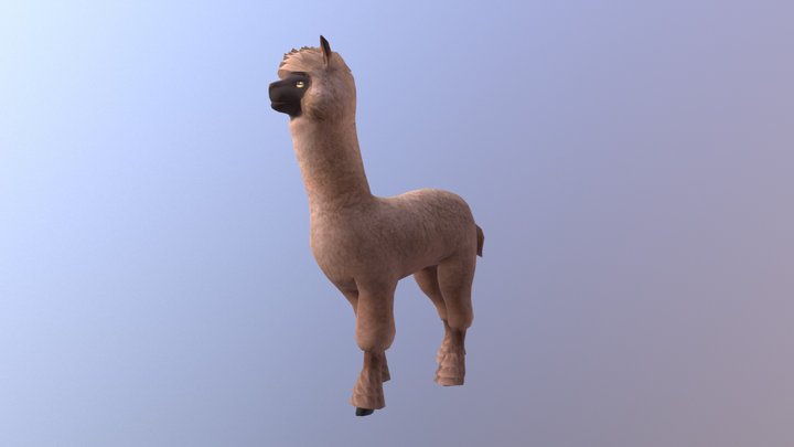 Alpaca - Dislike 3D Model