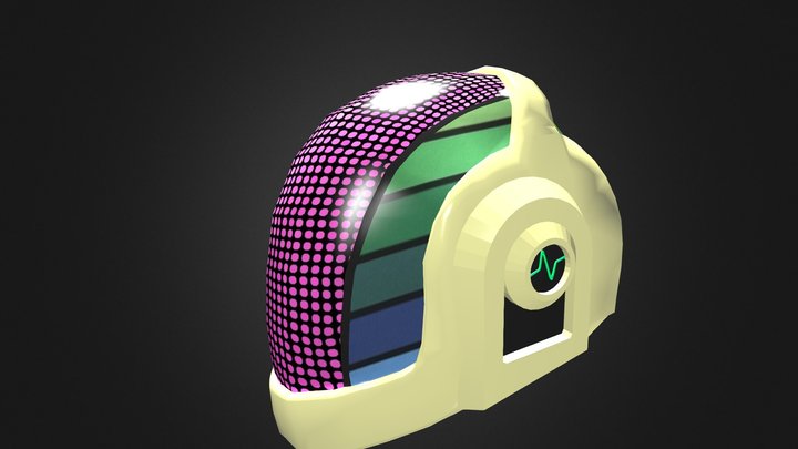 DaftPunk Helmet 3D Model