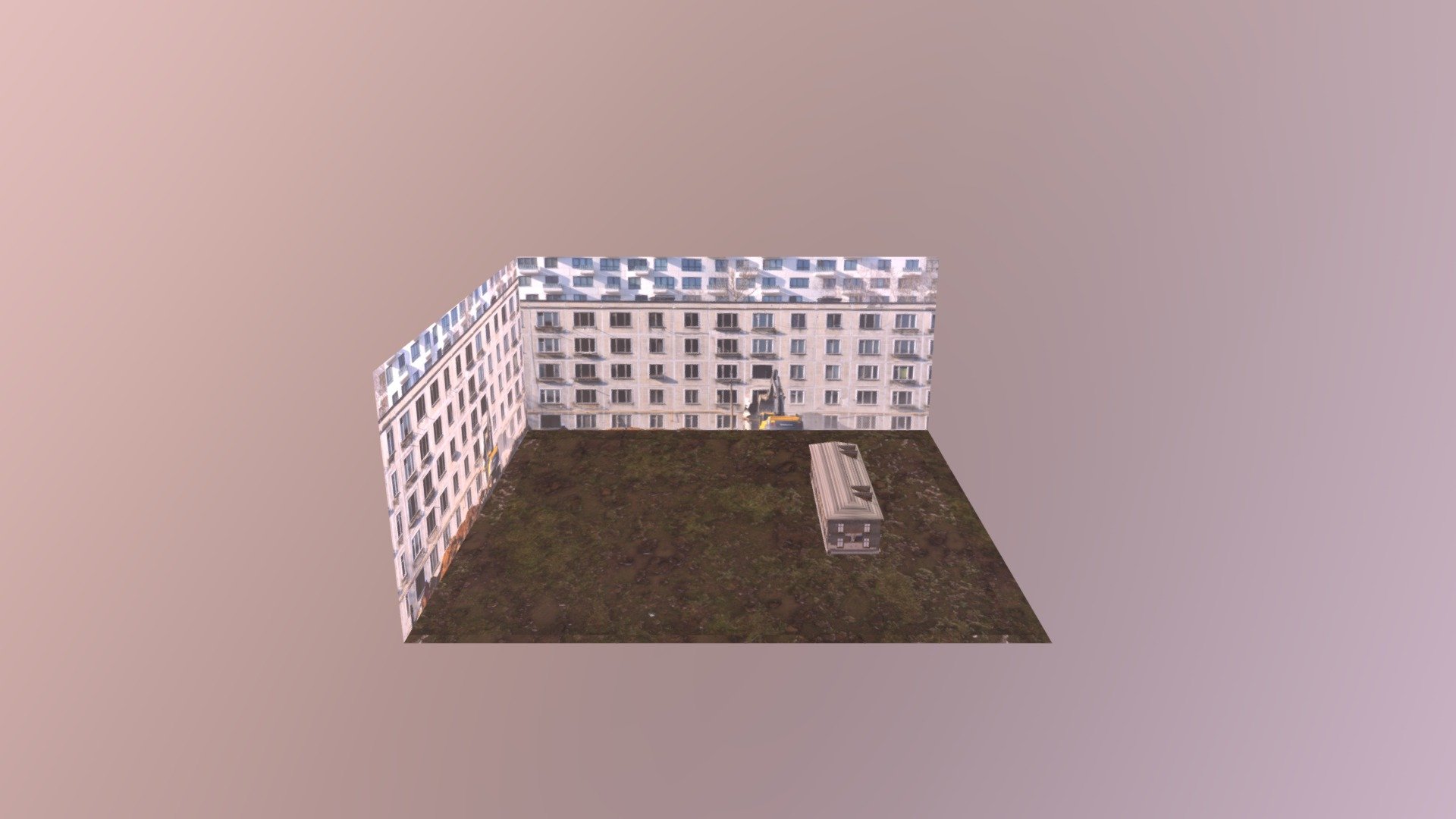 Rough russian yard