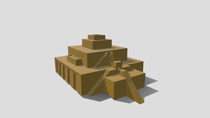 Ziggurat - Ziqqurat (Ur) 3D Model