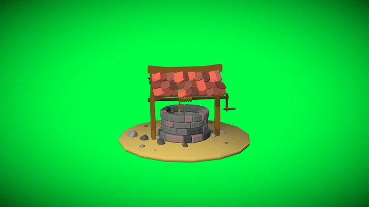 Stone well 3D Model