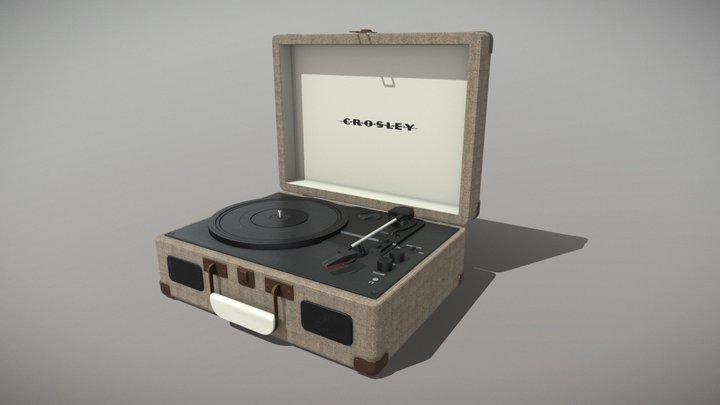 Crosley Cruiser Deluxe Low-poly 3D model 3D Model