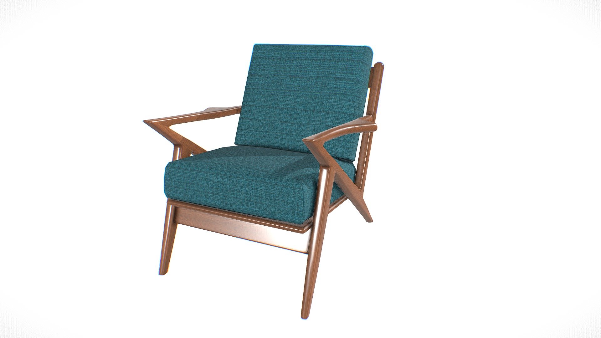 Soto Chair - Lucky Turquoise — Sketchfab embed 3D viewer