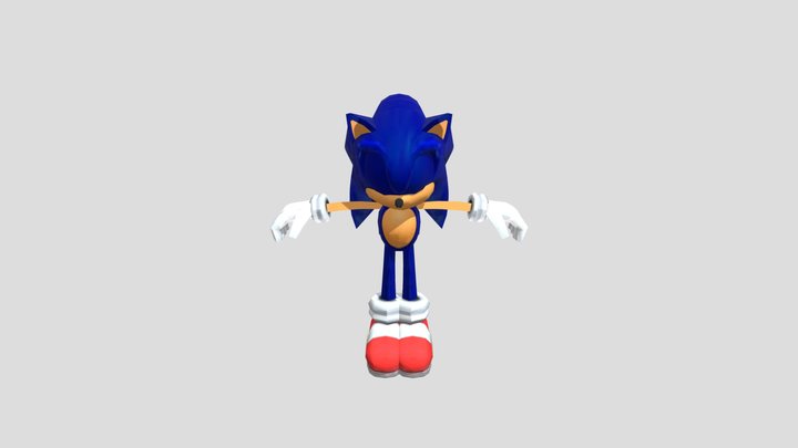 SADX Sonic 3D Model