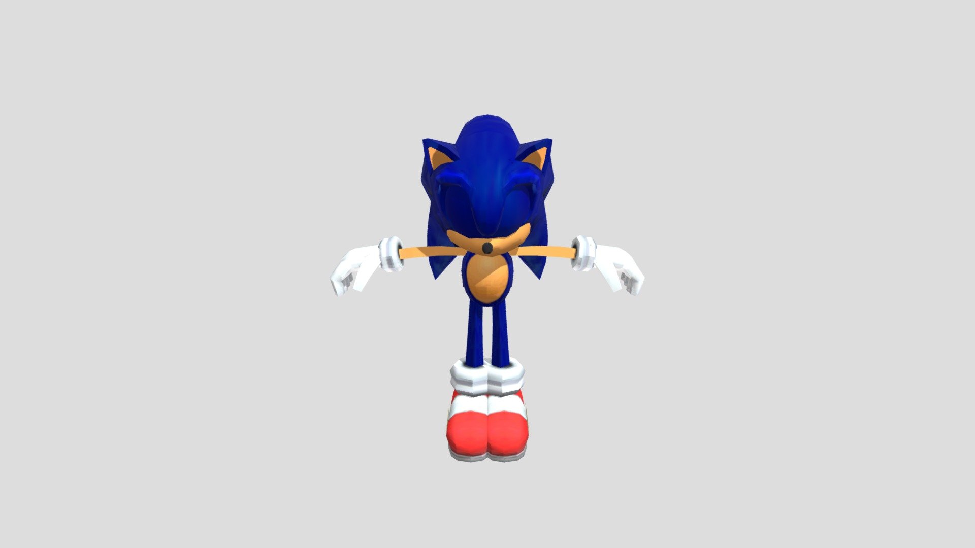 SADX Sonic - Download Free 3D model by Kid_icarus [9e66fea] - Sketchfab