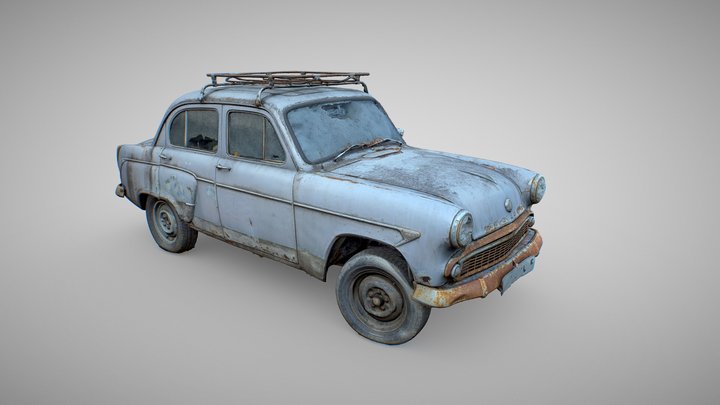 moskvich 407 3D Model