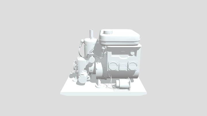 SM_ Generator_01 3D Model