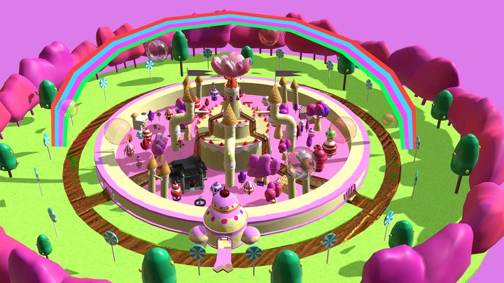 Candy Kingdom 3D Model