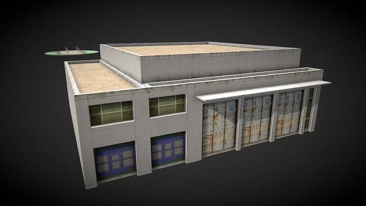 Game Warehouse 3D Model