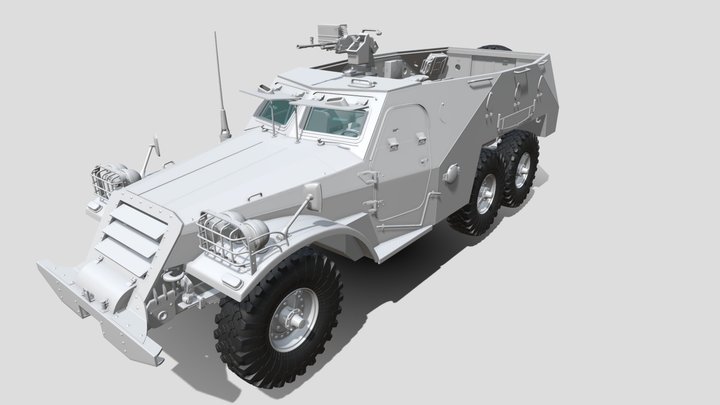 BTR-152 3D Model