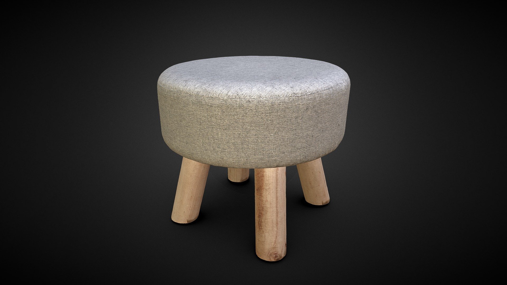 Pouffe Table Stool 3D Scan