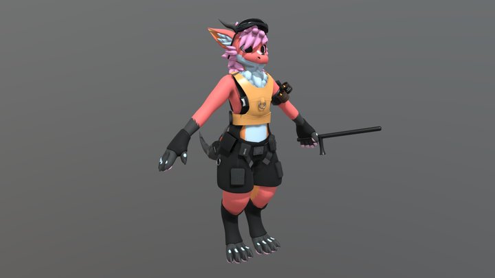 Emotional_Support_Kobold 3D Model