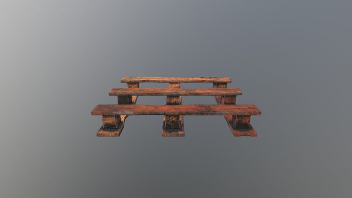 Wooden plank 3D Model