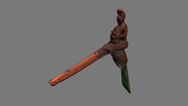 Maori Axe 3D Model