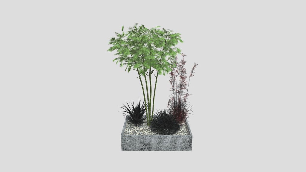 Tropical Serenity Planter Set