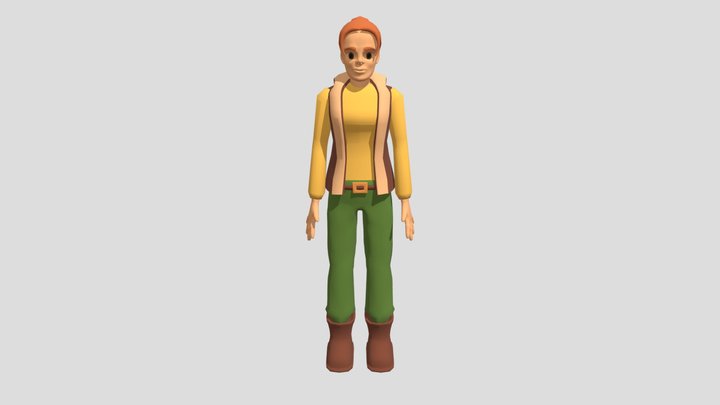 Robin Character Model Stardew Valley – Modelo 3D gratuito STL