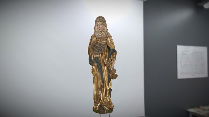 St. Elisabeth, Notke altar 3D Model