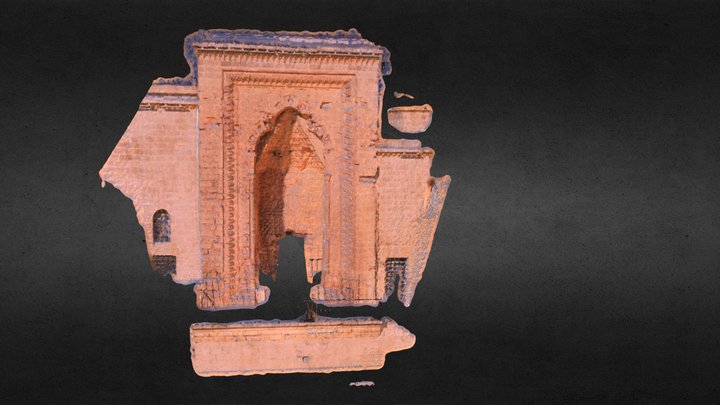 Mardin Kasımiye  Medresesi Kapısı 3D Model