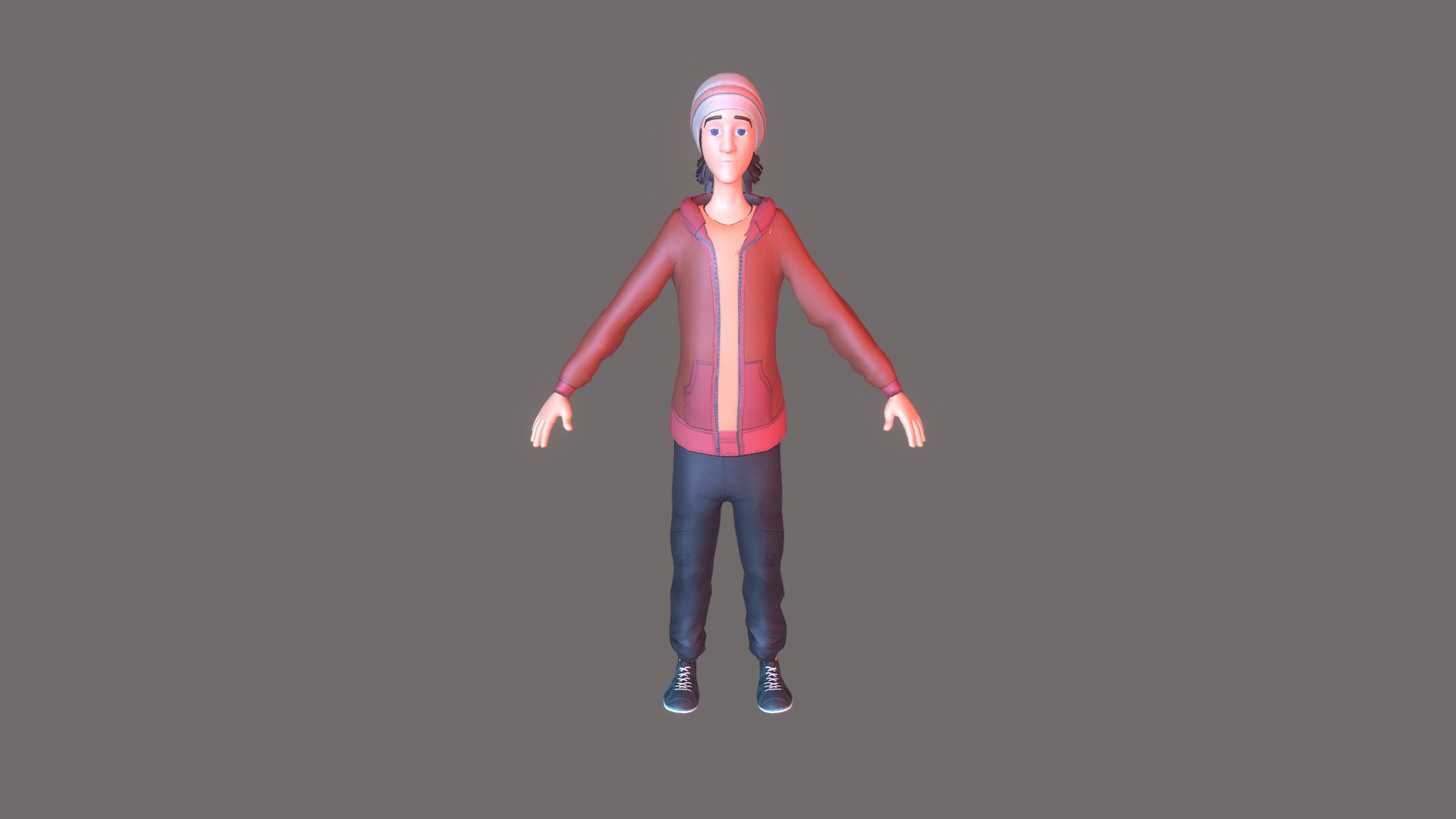 3D model Funky Guy - This is a 3D model of the Funky Guy. The 3D model is about a cartoon of a woman.