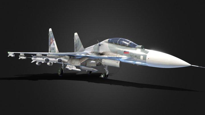 (War Thunder) ▄Su-30MK2 AMV 3D Model