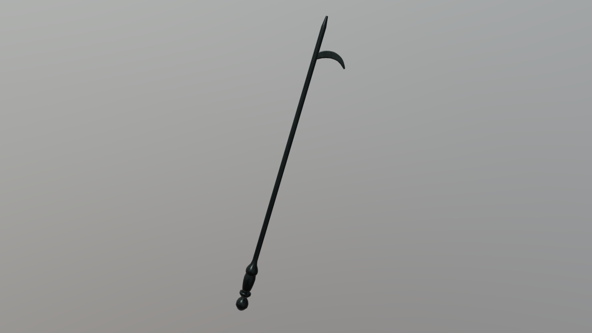 3D model Fire Poker - This is a 3D model of the Fire Poker. The 3D model is about a lamp post with a light on it.
