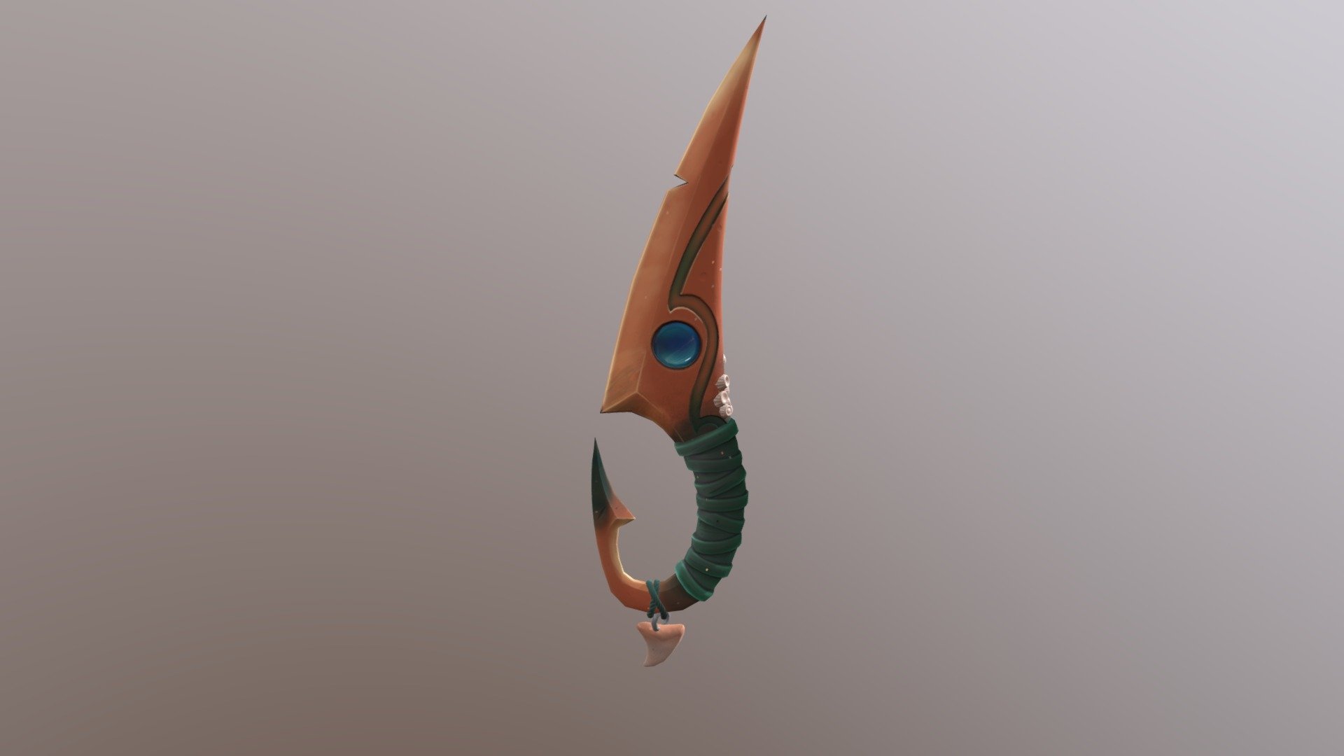 Fisherman's Dagger Stylized — Sketchfab embed 3D viewer