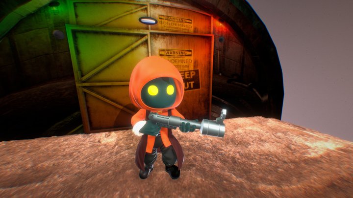 Warrior Alien 3D Model