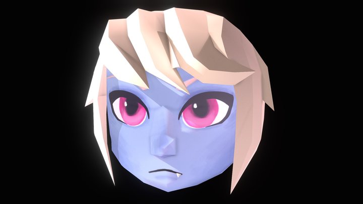 Poppy's face 3D Model