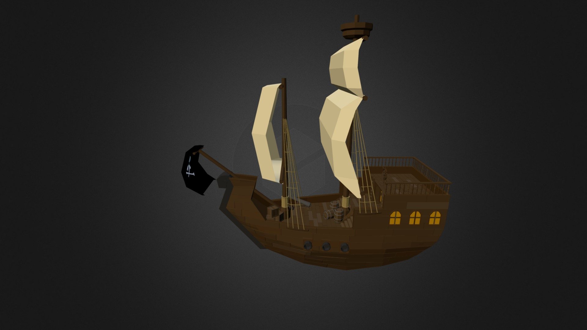 Pirate Ship - 3D model by panthers [9e70f09] - Sketchfab