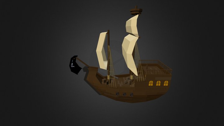 Pirate Ship 3D Model
