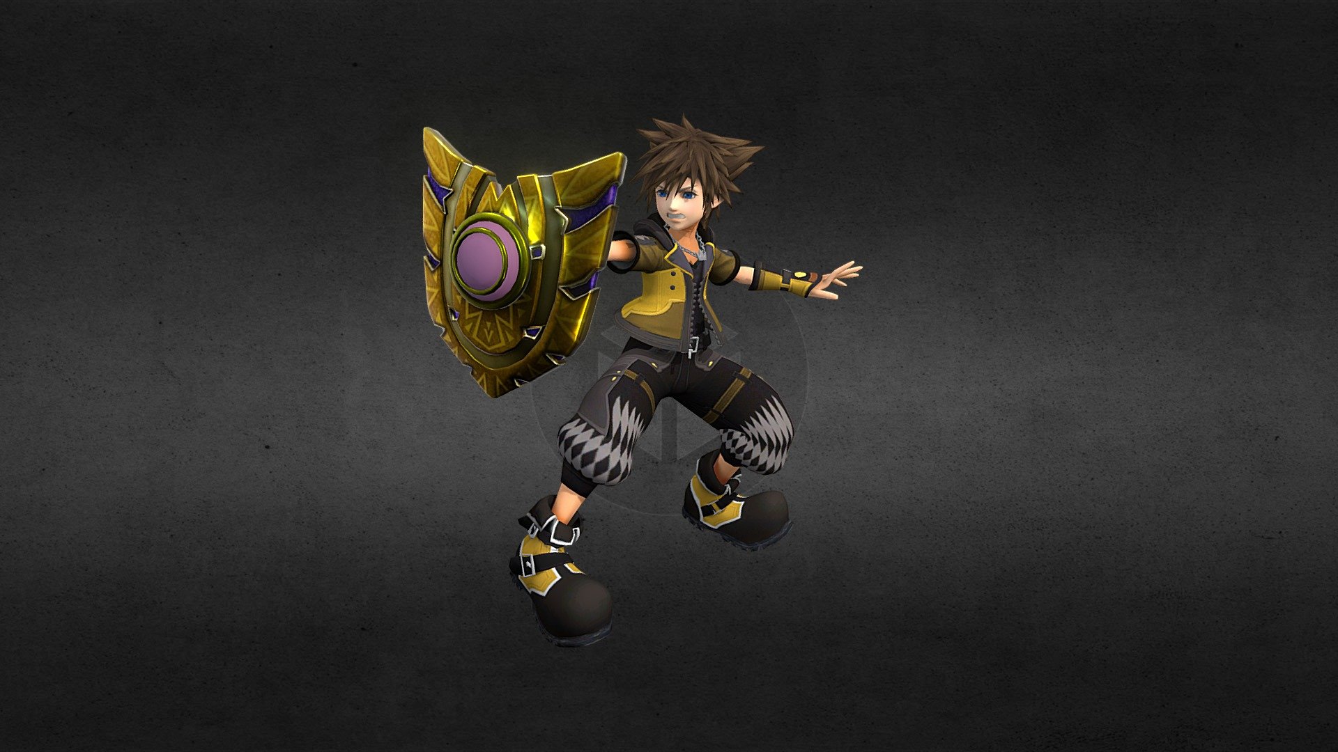 Sora (Guard Form Art) SSBU Styled - 3D model by MG64 (@mariogamer64 ...