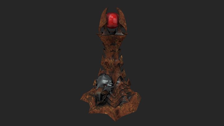 Tiger's Roar Tower 3D Model