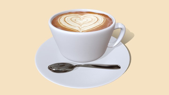 Cafe Latte with Art (ラテアート)