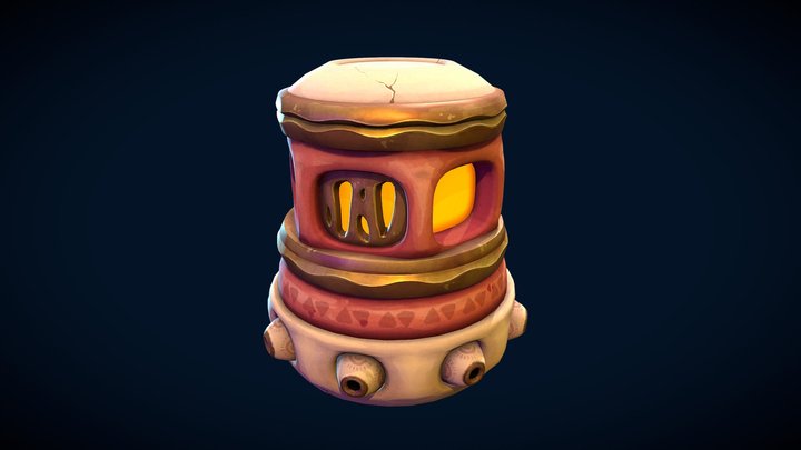 Tribal Hut 3D Model