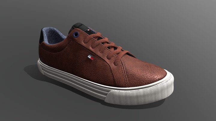 Tommy Hilfiger - Sneakers (Dark Brown) 3D Model