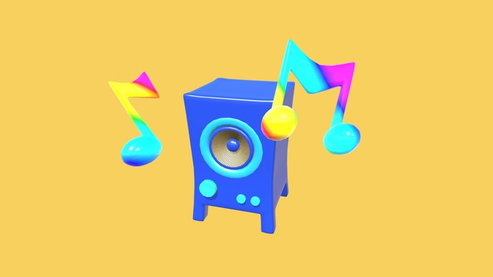 Speaker 3D Model