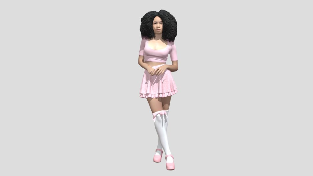 Pastel Pink Portrait