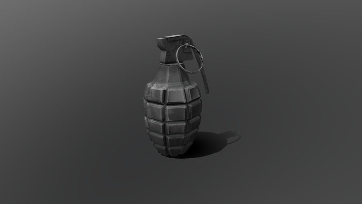 MK2 Basic Grenade 3D Model