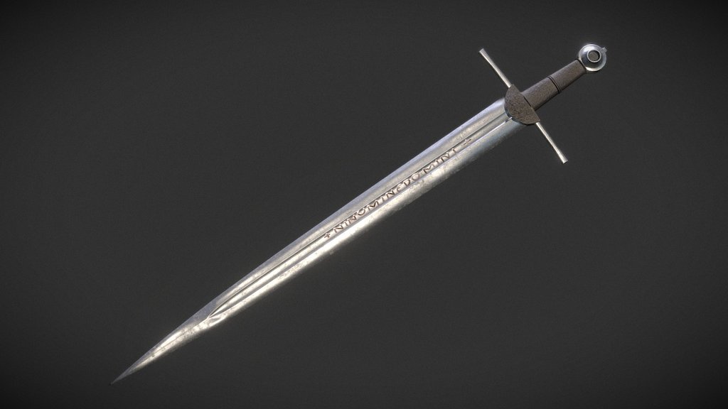 14th century one-handed sword - Download Free 3D model by herger865 ...