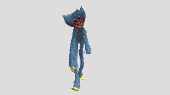Withered Huggy Wuggy-Walk Chapter 5 Accurate 3D Model